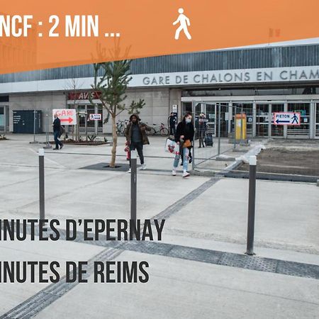 Promenade D'Automne - Netflix & Wifi - Climatisation- Parking Gratuit - Check-In 24H24 - Emplacement Velos - Goodmarning Châlons-en-Champagne Esterno foto