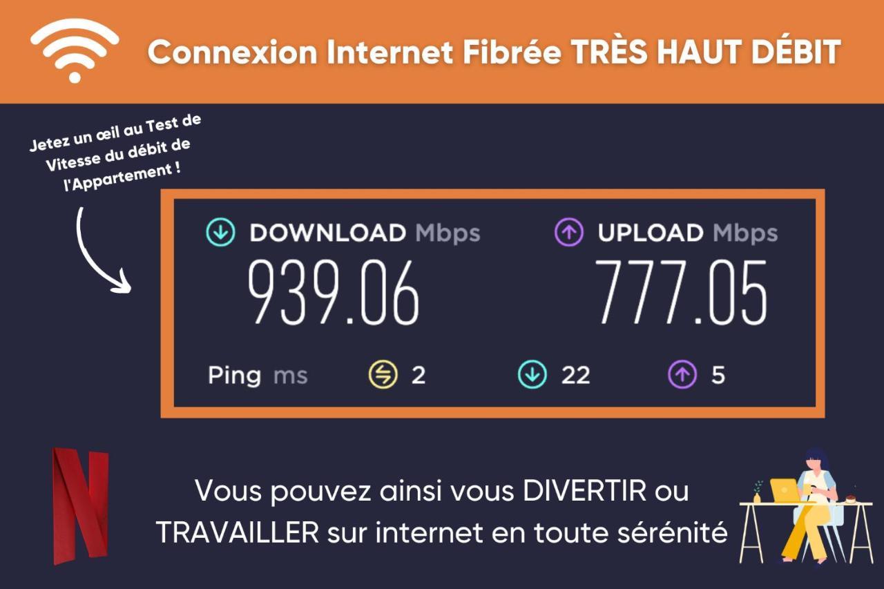 Promenade D'Automne - Netflix & Wifi - Climatisation- Parking Gratuit - Check-In 24H24 - Emplacement Velos - Goodmarning Châlons-en-Champagne Esterno foto